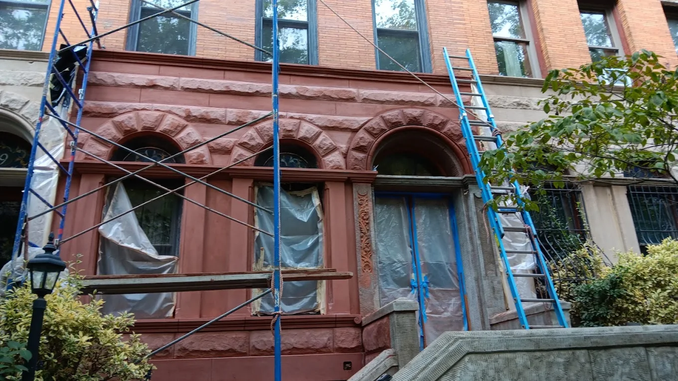 Brownstone facade restoration by SJNY
